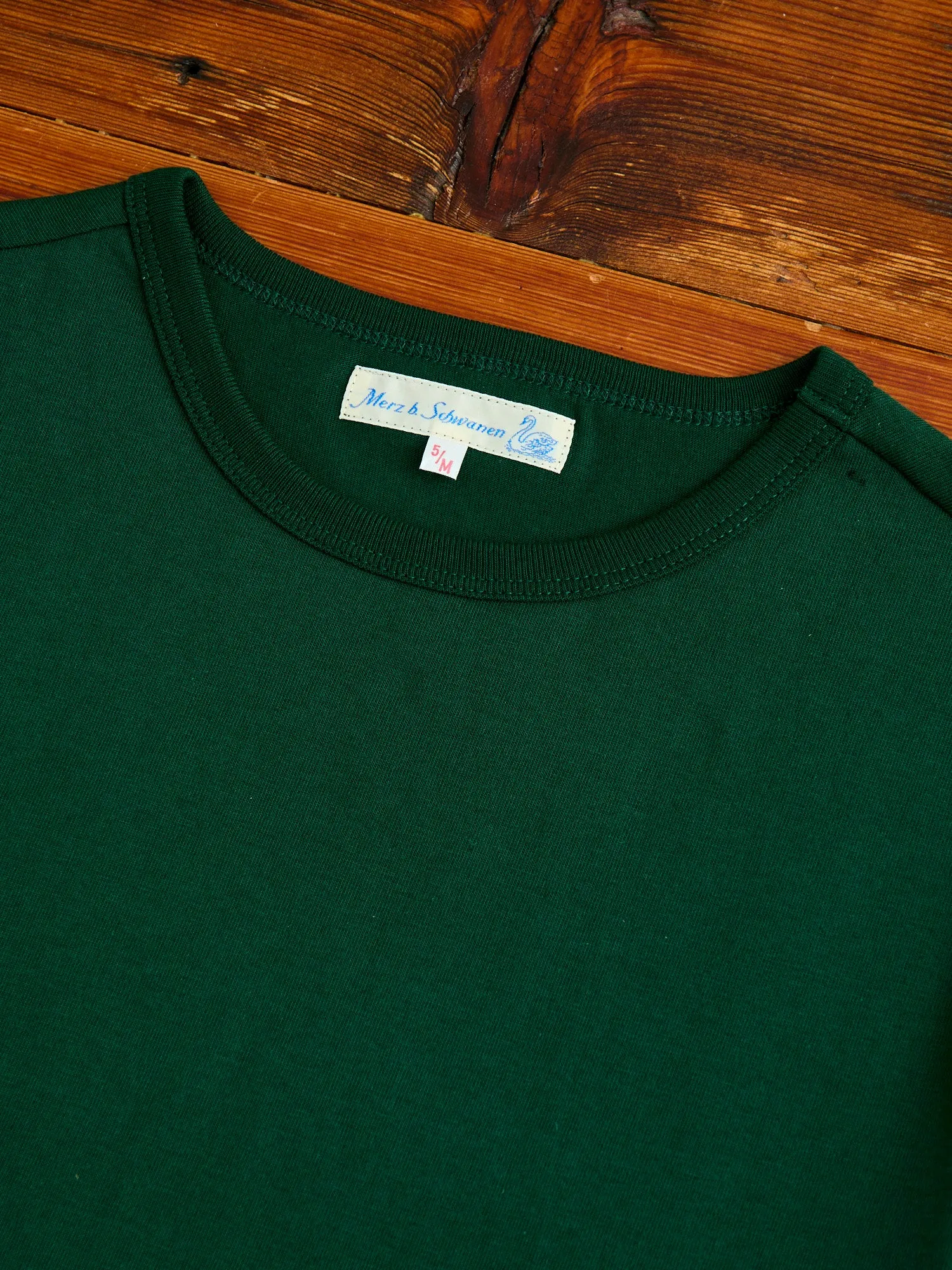 1950s "Good Originals" 5.5oz Loopwheel T-Shirt in Classic Green