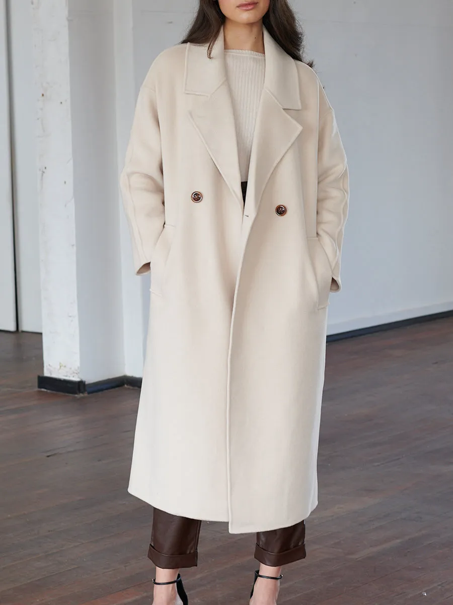 Autumn Winter Mid-Length Temperament Jacket