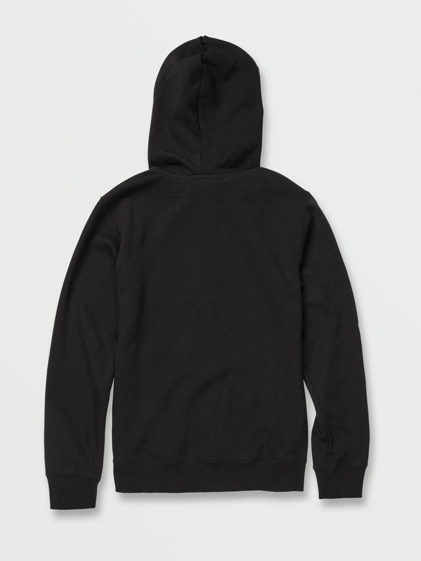 Big Boys Iconic Stone Zip Hoodie - New Black