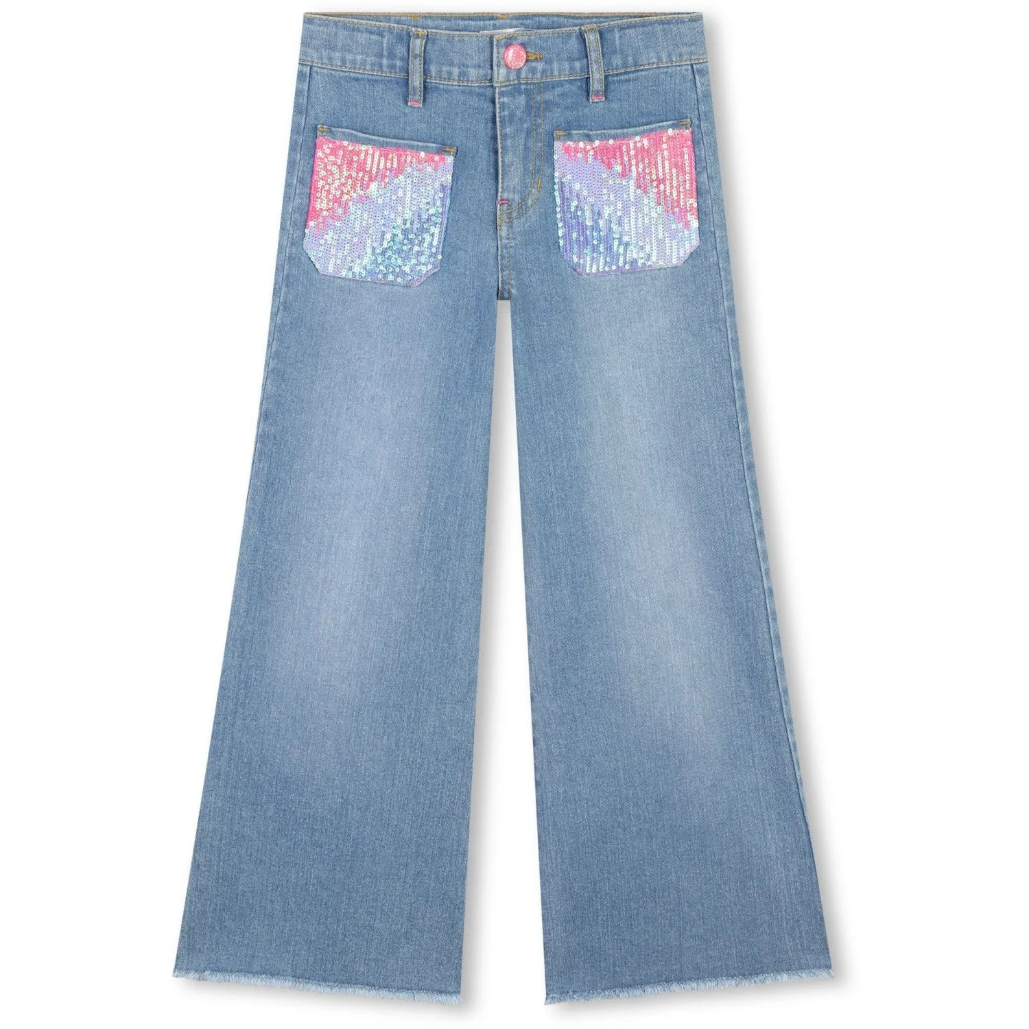 Billieblush Double Stone   Brush Denim Trousers