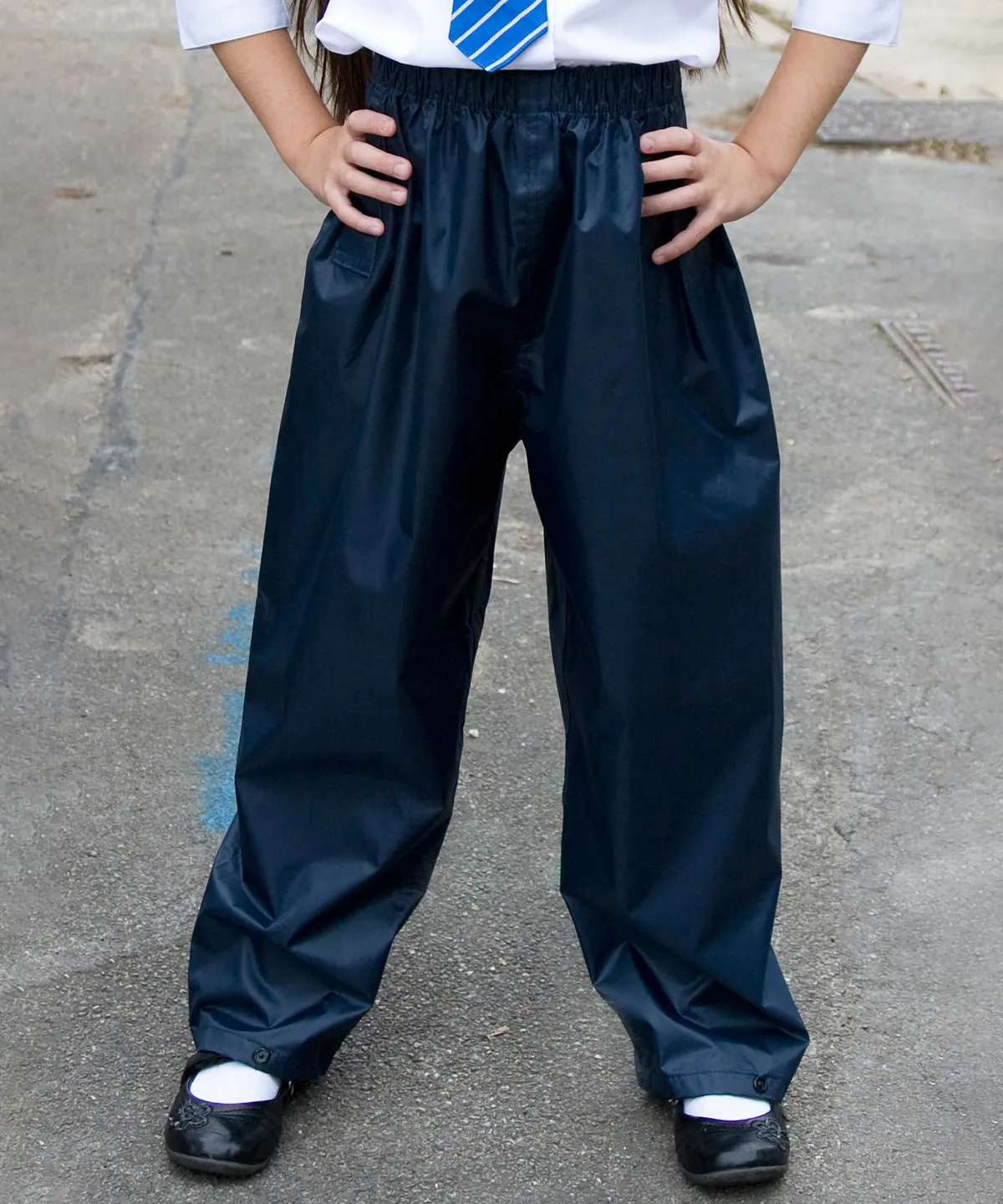 Black - Core junior rain trousers