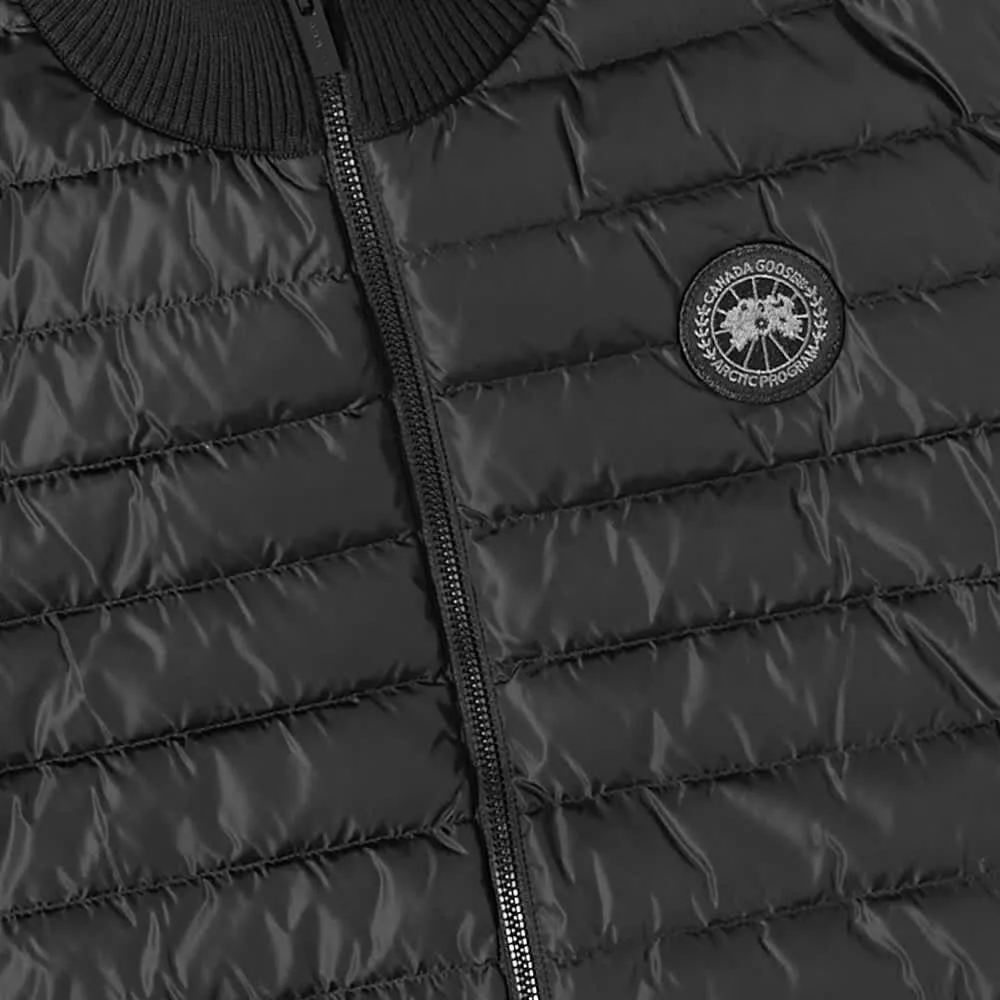 Black Disc Hybridge Canada Goose Knitted Vest