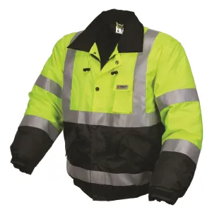 BMRCL3LL MCR insulated Polyester,Bomber Jacket, LIME