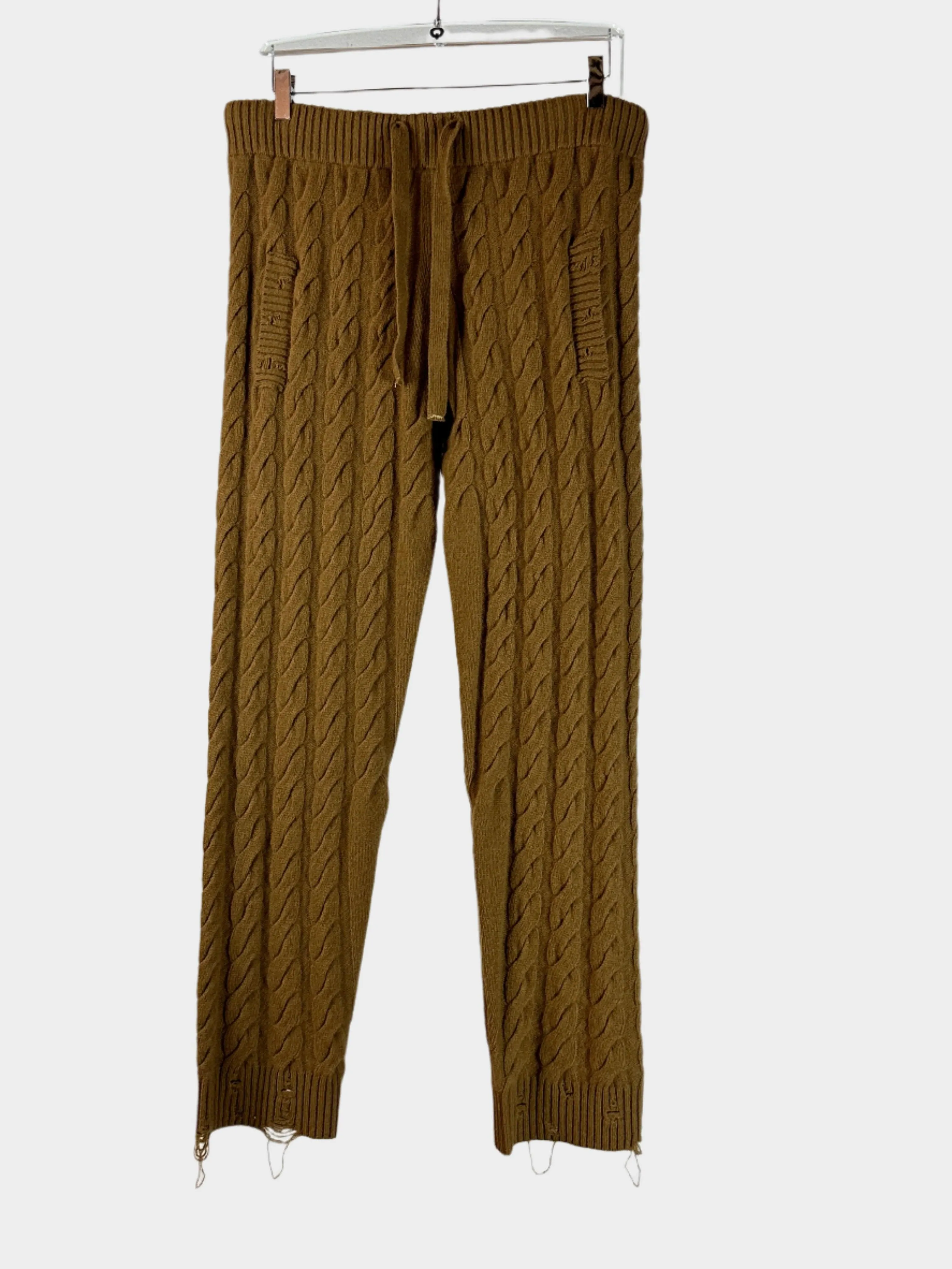 Braided Knitted Trousers