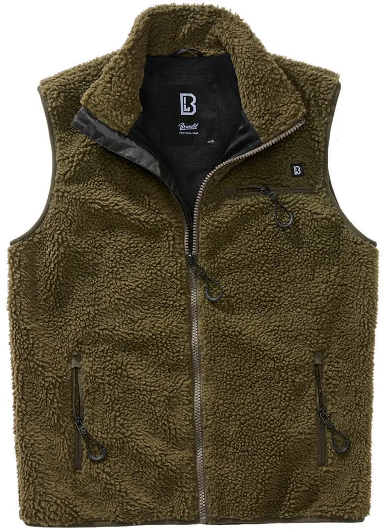 Brandit Teddyfleece vest, olive