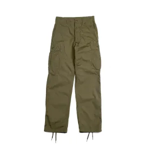 Buzz Rickson's Cargo Trousers Poplin Cotton 107 Olive