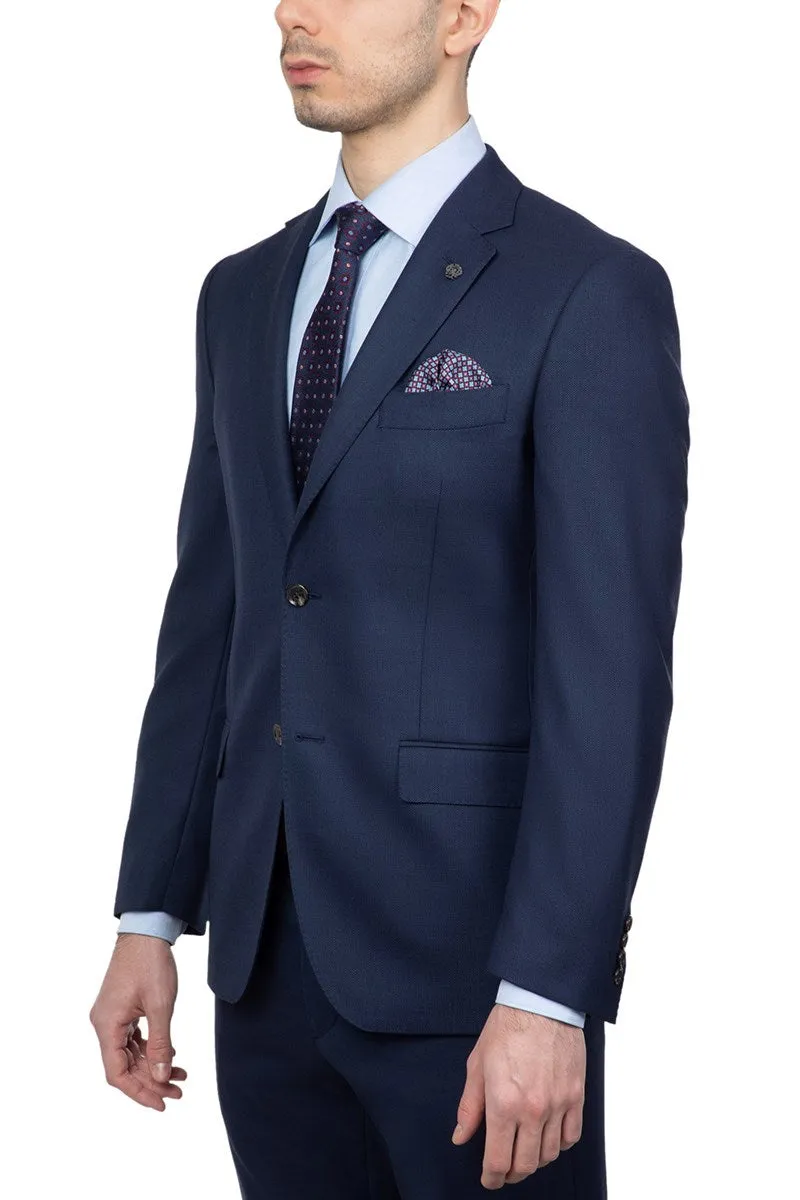 Cambridge Morse Interceptor Blue Wool Suit Set