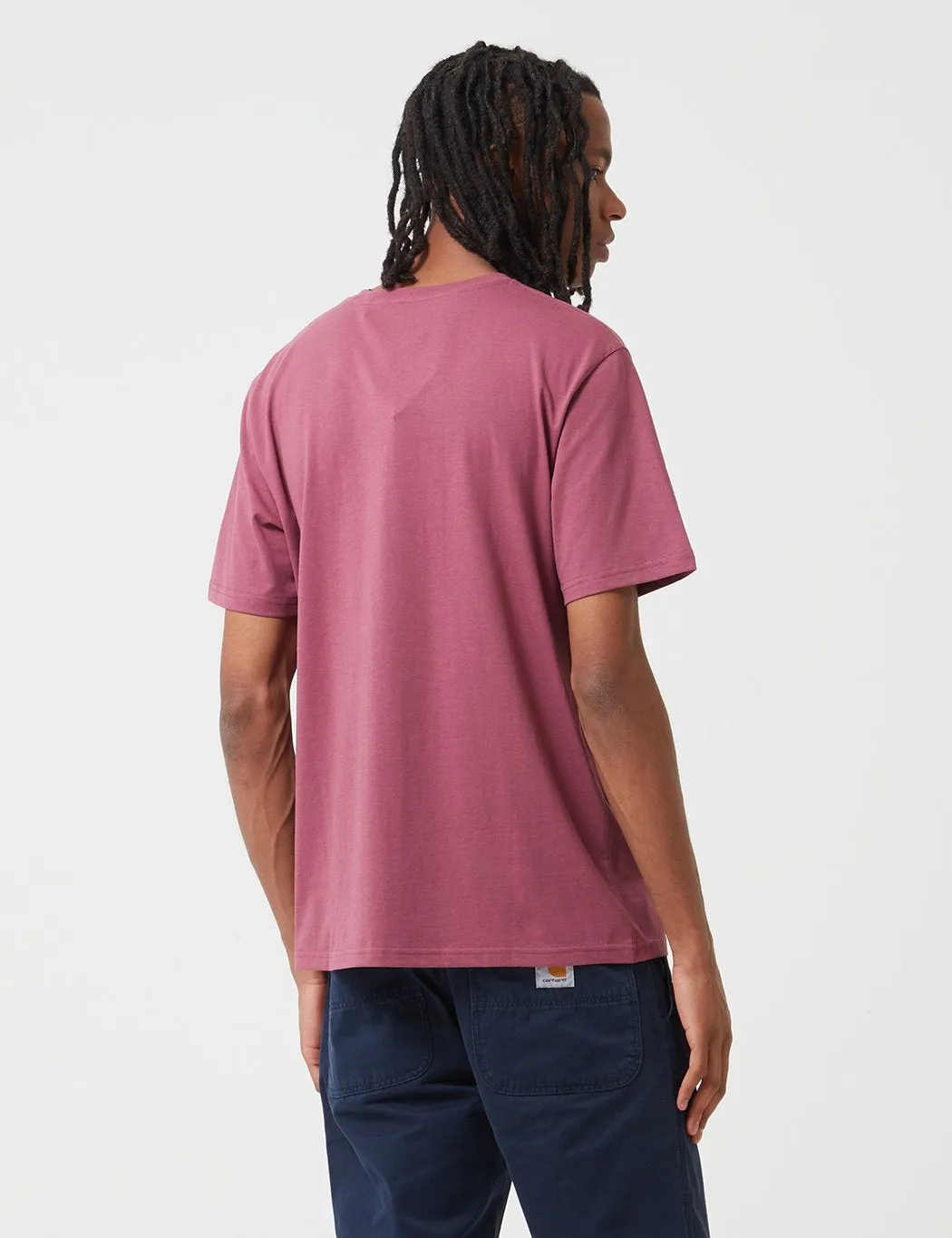 Carhartt-WIP Pocket T-Shirt - Dusty Fuchsia