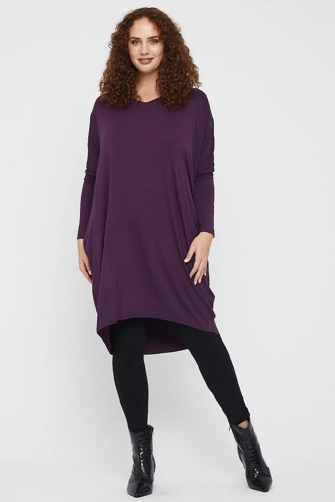 Catherine Dress - Plum