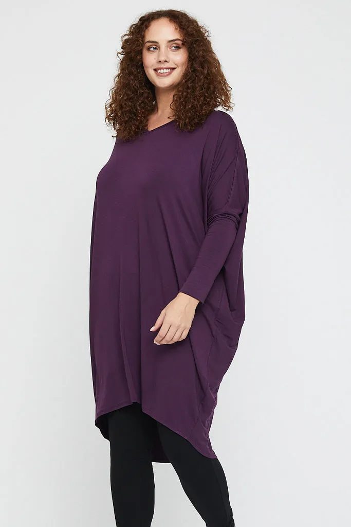 Catherine Dress - Plum