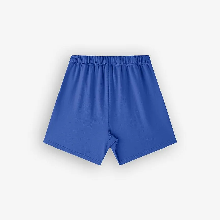 Cerulean Blue Fleece Shorts