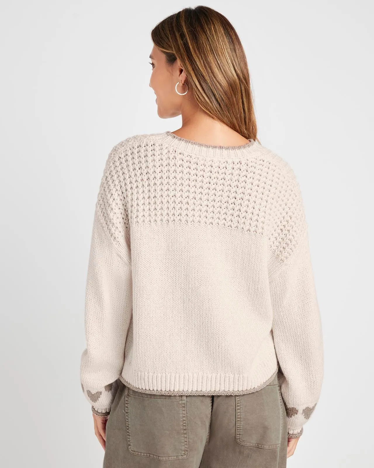 Charity Hearts Sweater