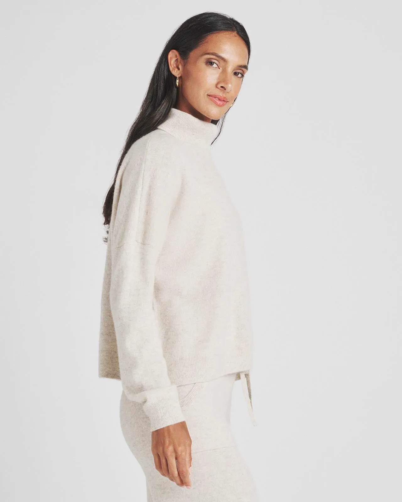 Charlotte Cashmere Turtleneck Sweater