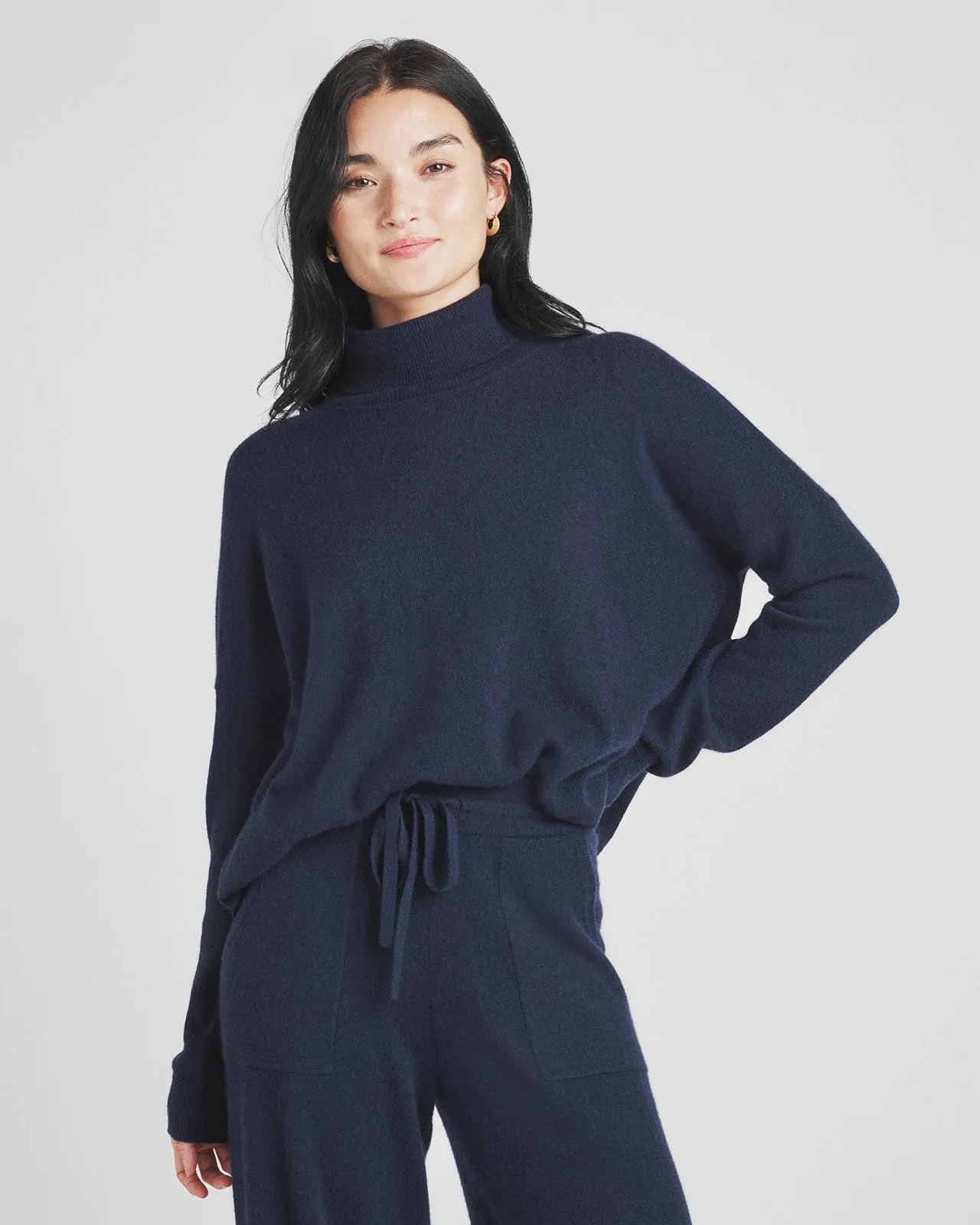 Charlotte Cashmere Turtleneck Sweater