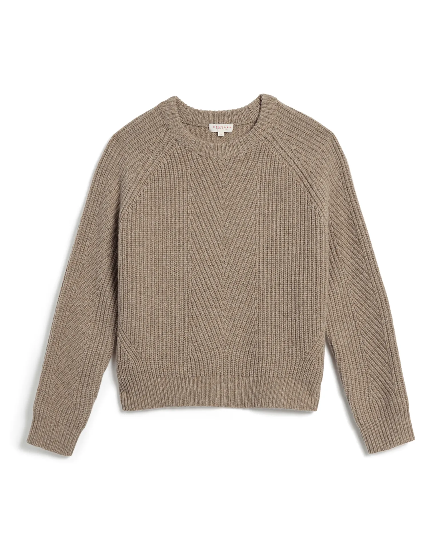 Chelsea Wool Sweater in Heather Brown