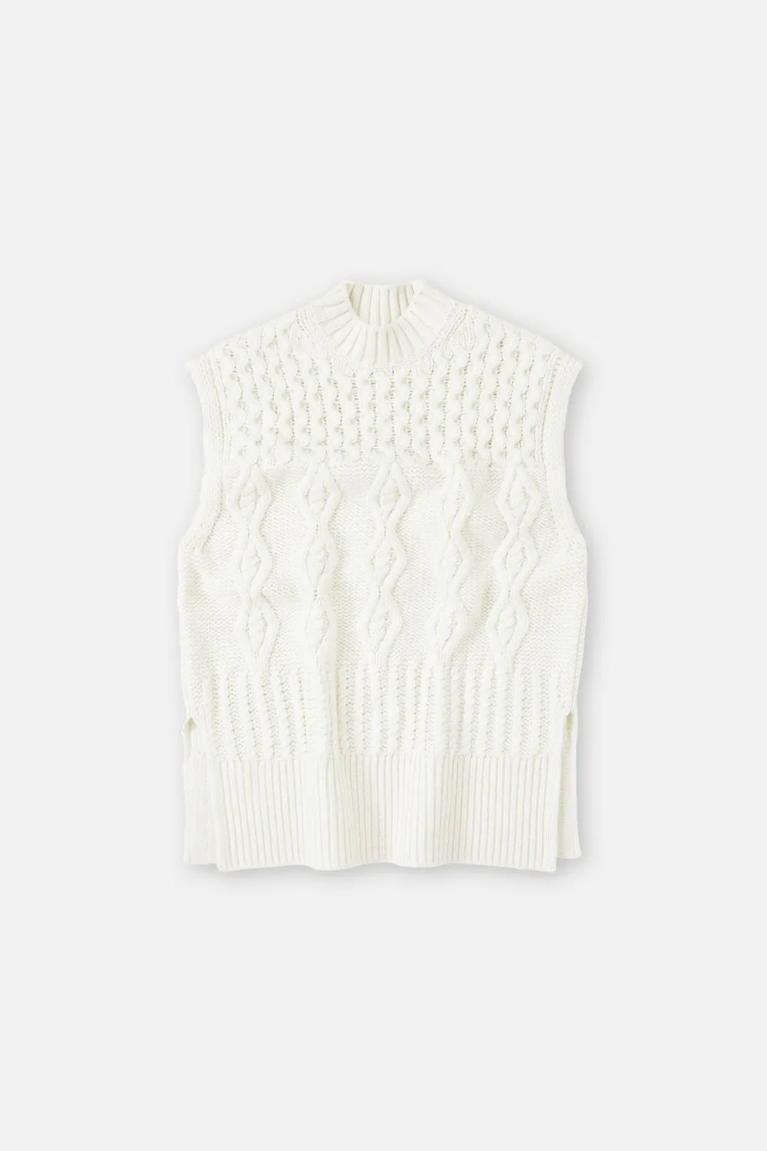 CLOSED WOMENS SLEEVELESS KNIT - VANILLA CREAM