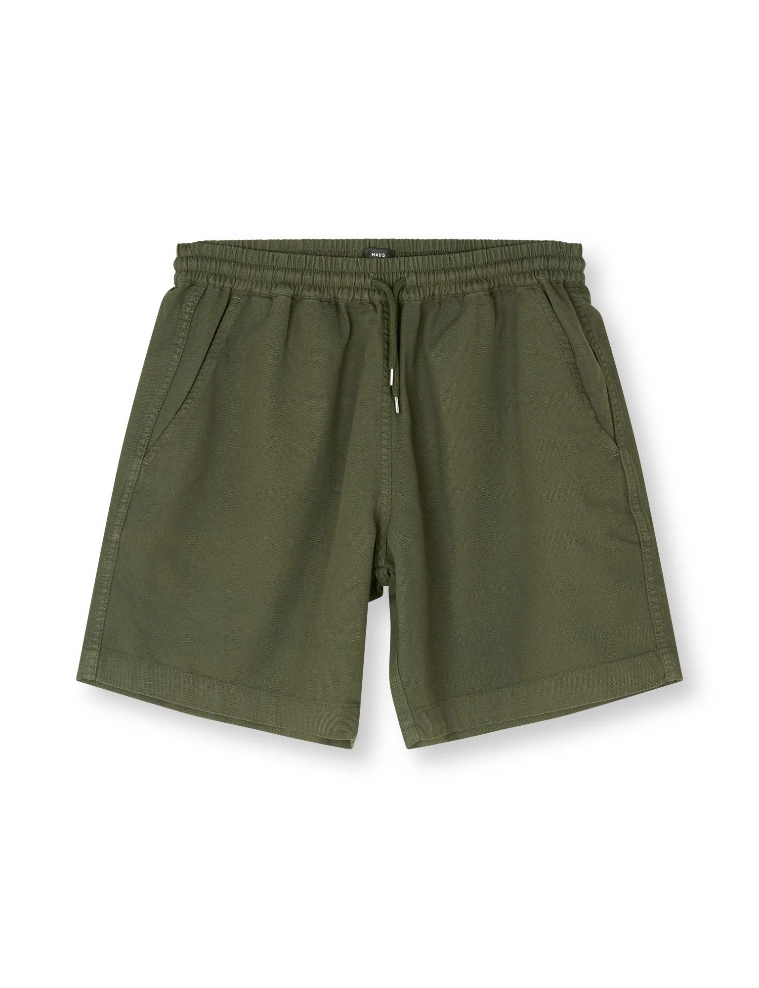 Dyed Canvas Beach Shorts, Olive Night