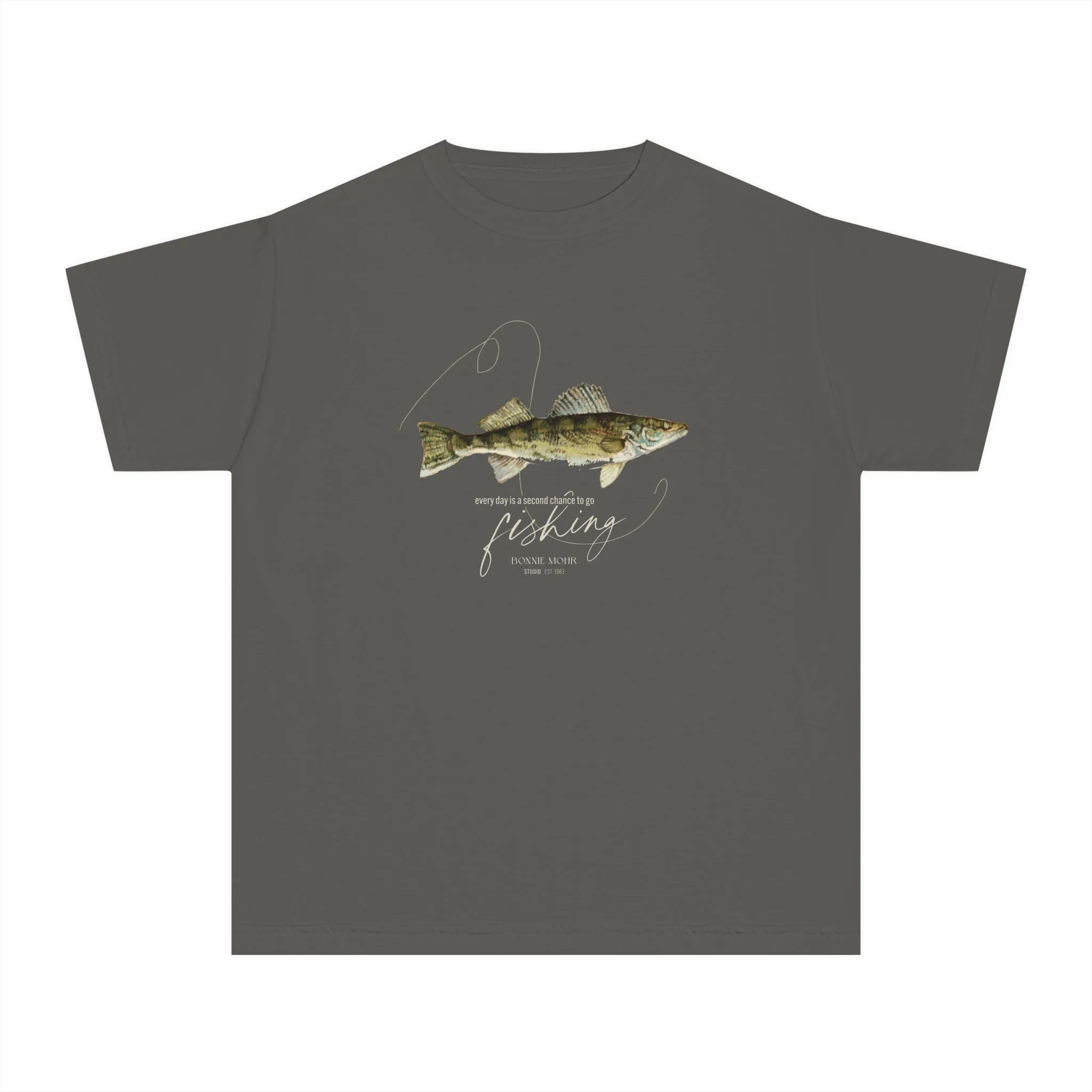 Fishing (Large Design) - Youth T-Shirt