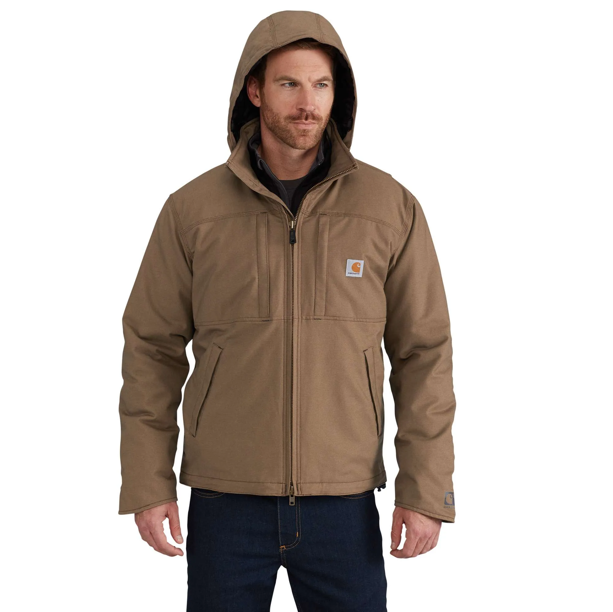 Full Swing® Loose Fit Quick Duck Insulated Jacket - 3 Warmest Rating