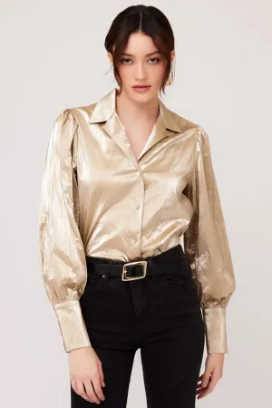 Gold Dust Button Up