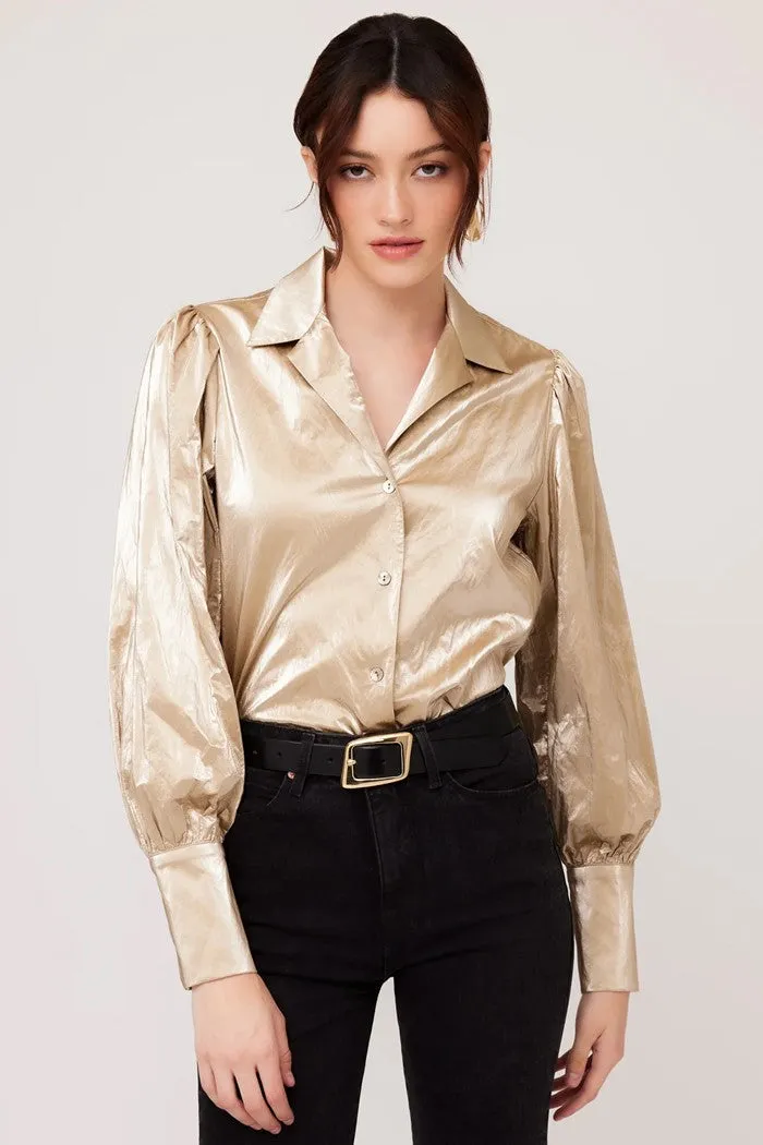 Gold Dust Button Up