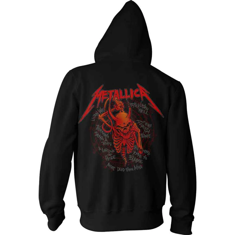 Hoody - Metallica - Skull Screaming Red