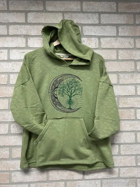 Hoody - Tree Of Life - Green