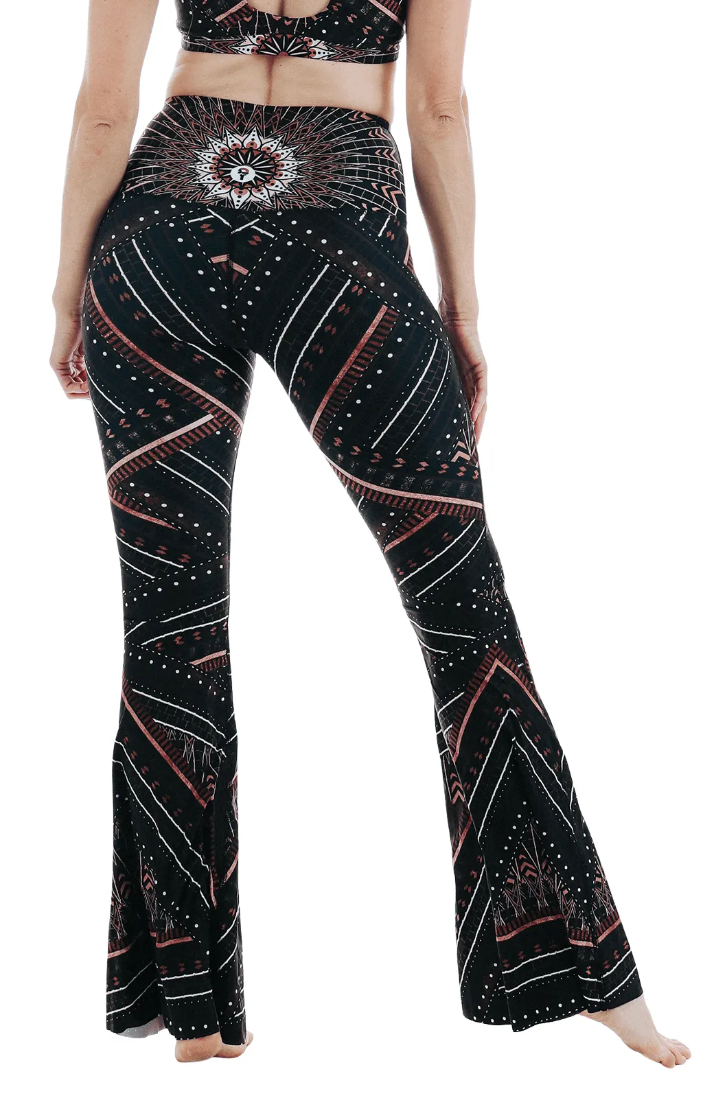 Humble Warrior Printed Bell Bottoms