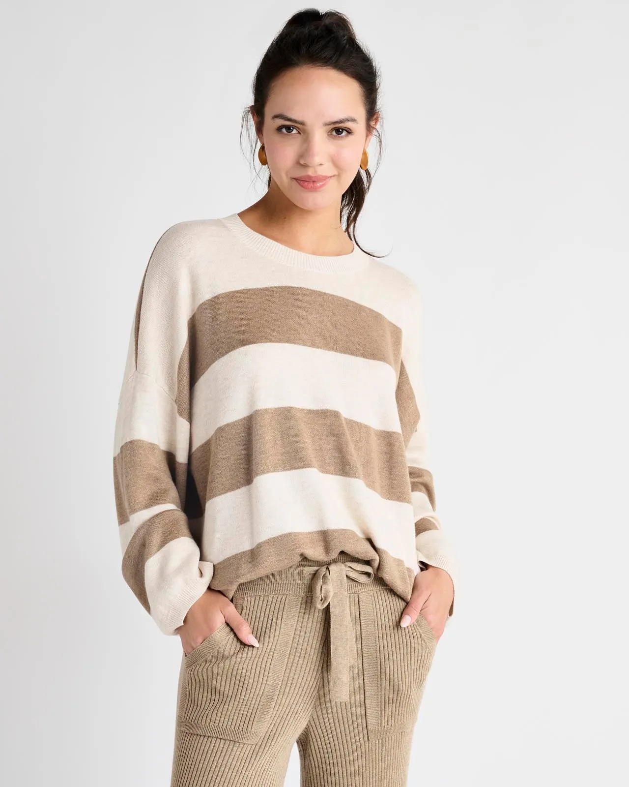 Ivy Cashblend Stripe Sweater