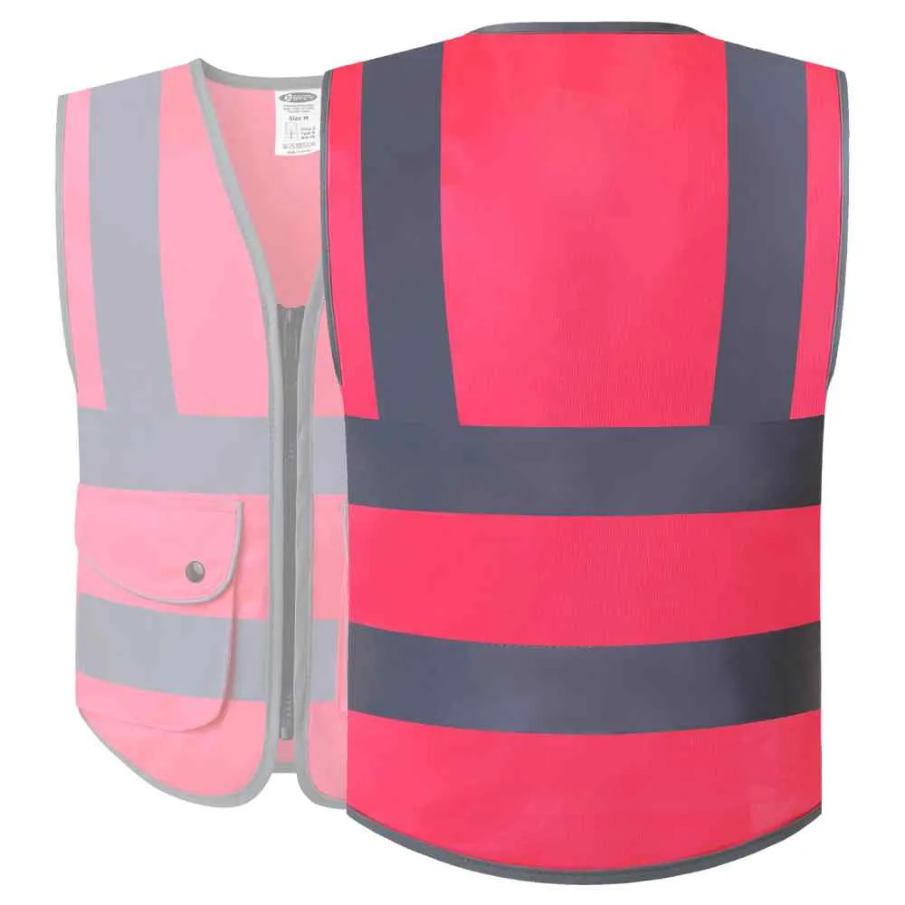 JKSafety Hi-Vis Reflective Safety Vest for Children (KID-Medium)