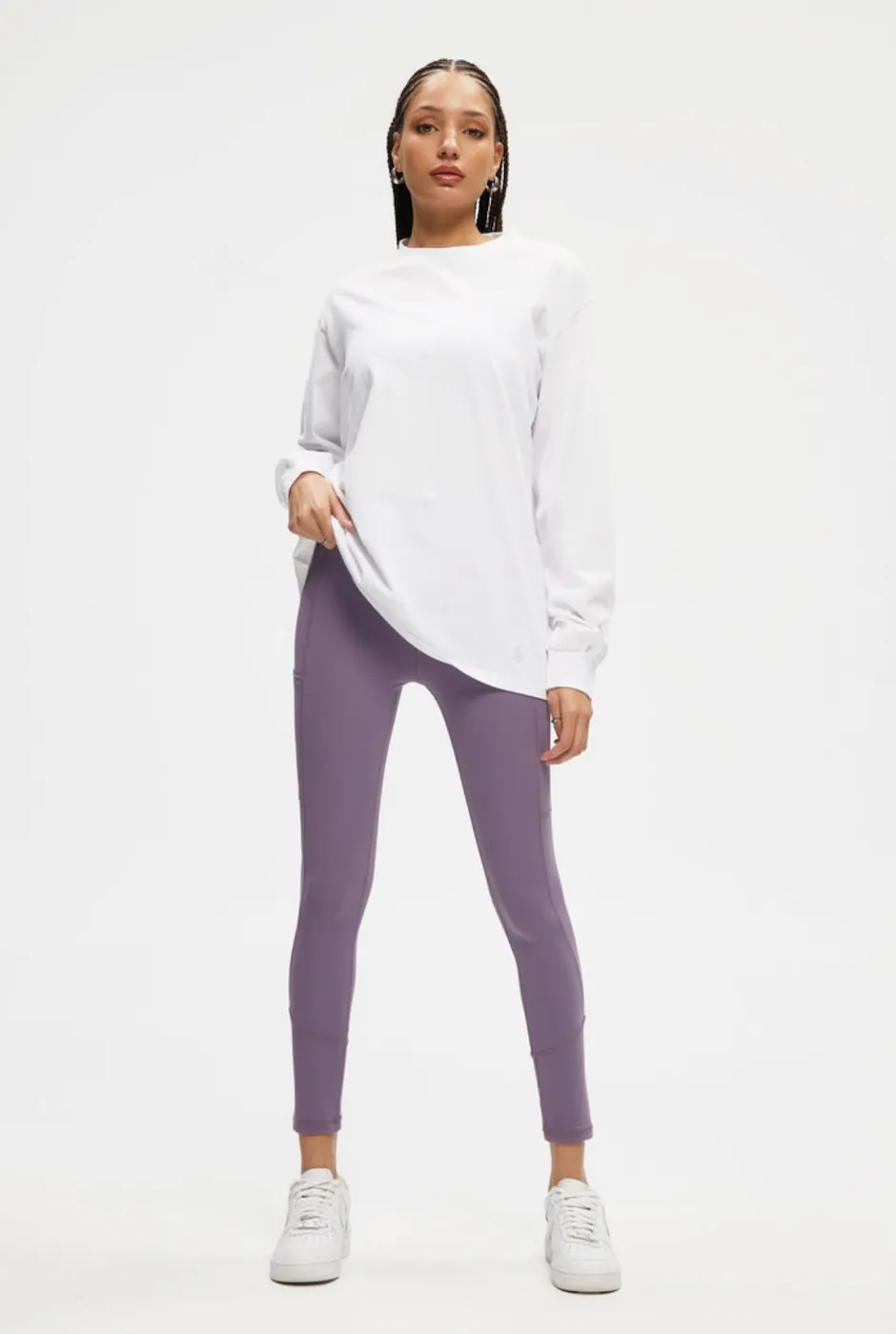 Kuwalla Tee Athletic Leggings - Purple