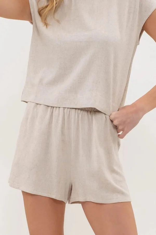 Linen Casual Shorts