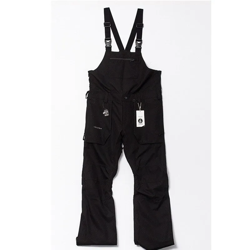 Men Ski Pants With Black Straps