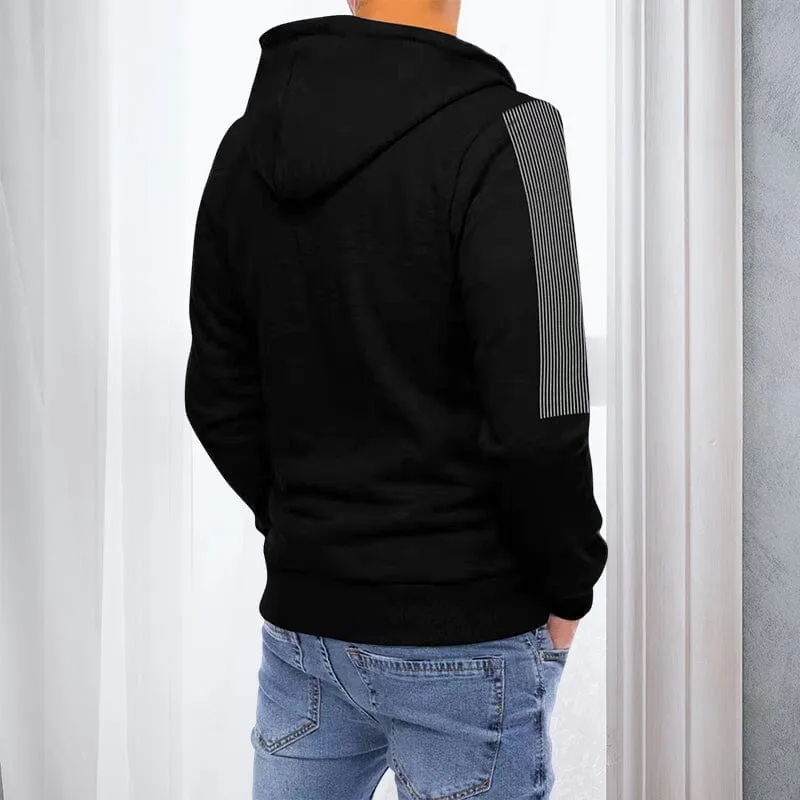 Men's Spring Autumn Casual Fashion Printed Hooded Sweatshirt