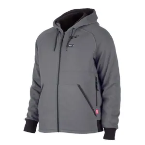 Milwaukee M12 XL Long Sleeve Men's Full-Zip Heated Hoodie Kit Gray