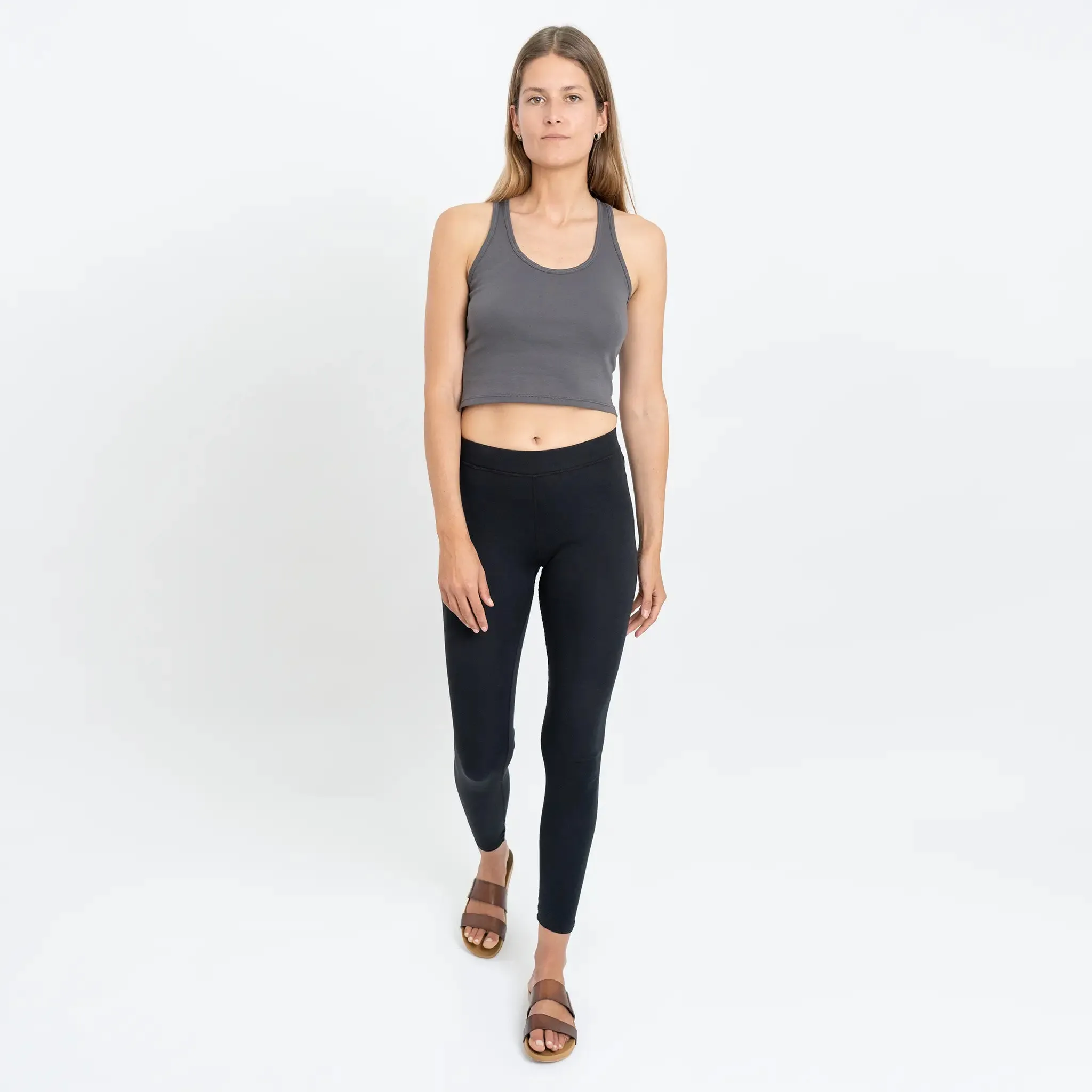 Mix 2 Pack - Women's Organic Pima Cotton Short Tank & Leggings