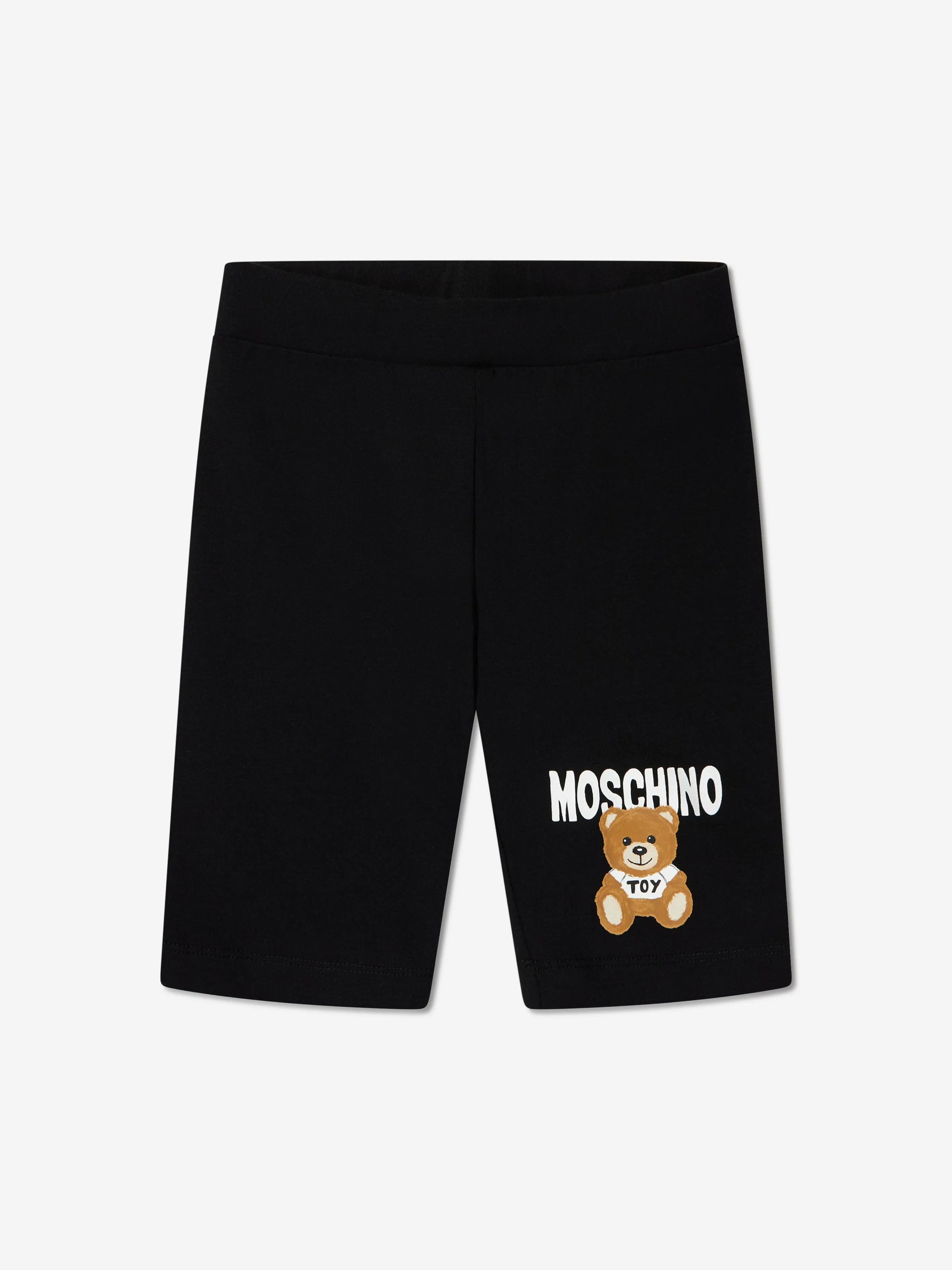 Moschino Girls T-Shirt And Cycling Shorts Set in White