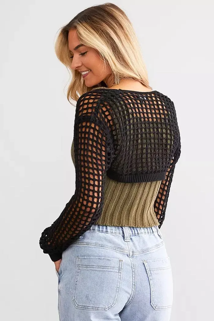 Open Knit Bolero