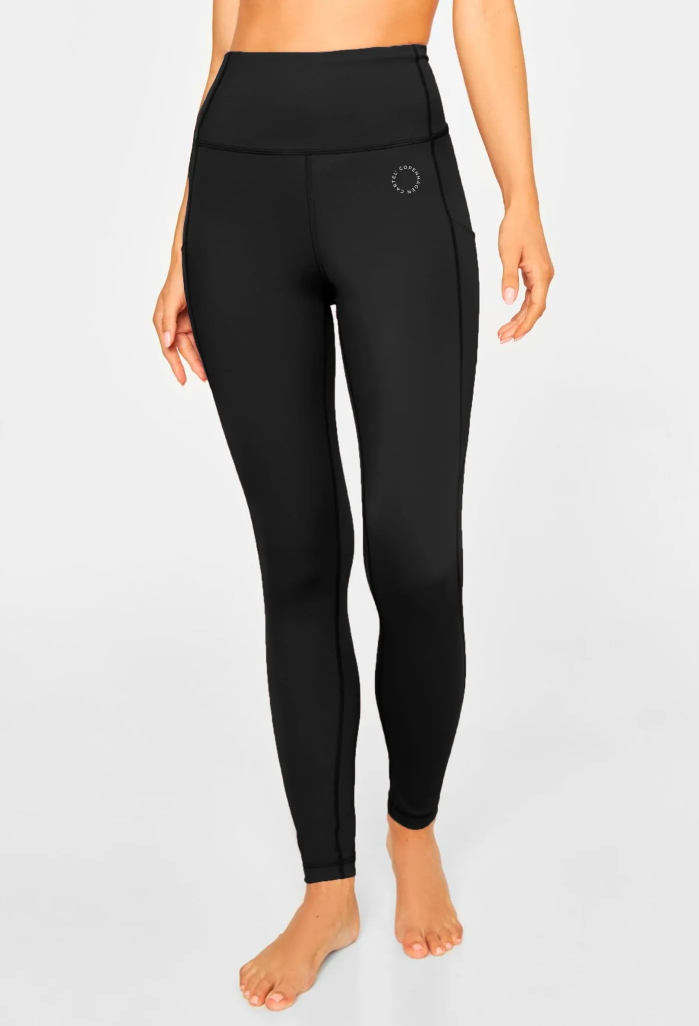 Power High-Waist Leggings Statement Nero