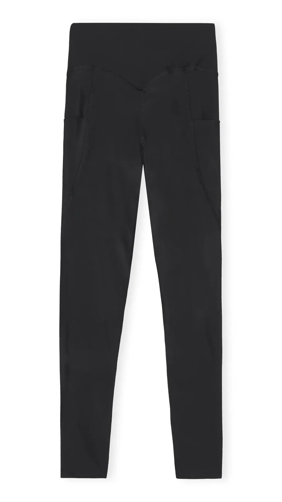 Power High-Waist Leggings Statement Nero