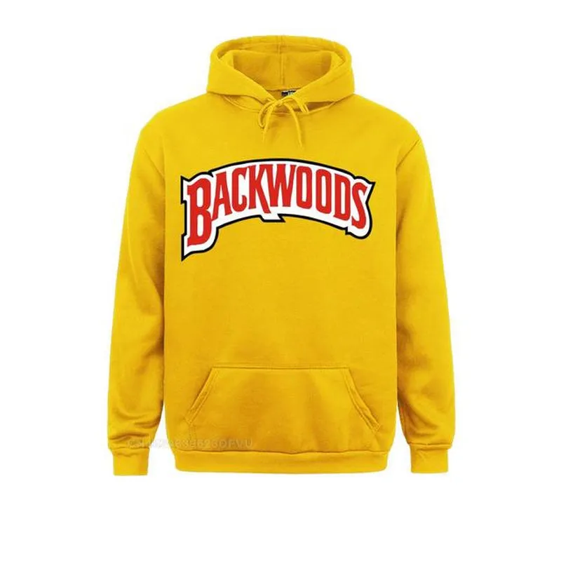 "Backwoods Logo Hoodie: Classic Men's Pullover for a Funny, Oversized, and Kawaii Style"