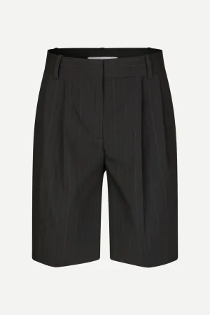 Samsoe Samsoe - Sahaveny Shorts: Black Pinstripe