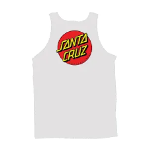 Santa Cruz Classic Dot Tank White