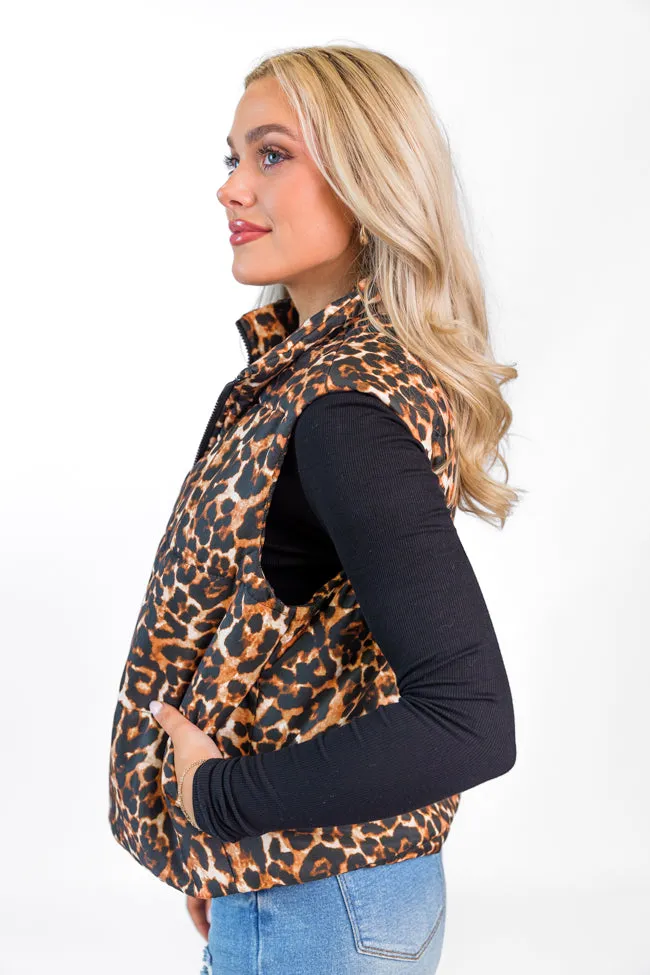 Set Out In Untamed Elegance Puffer Vest SALE