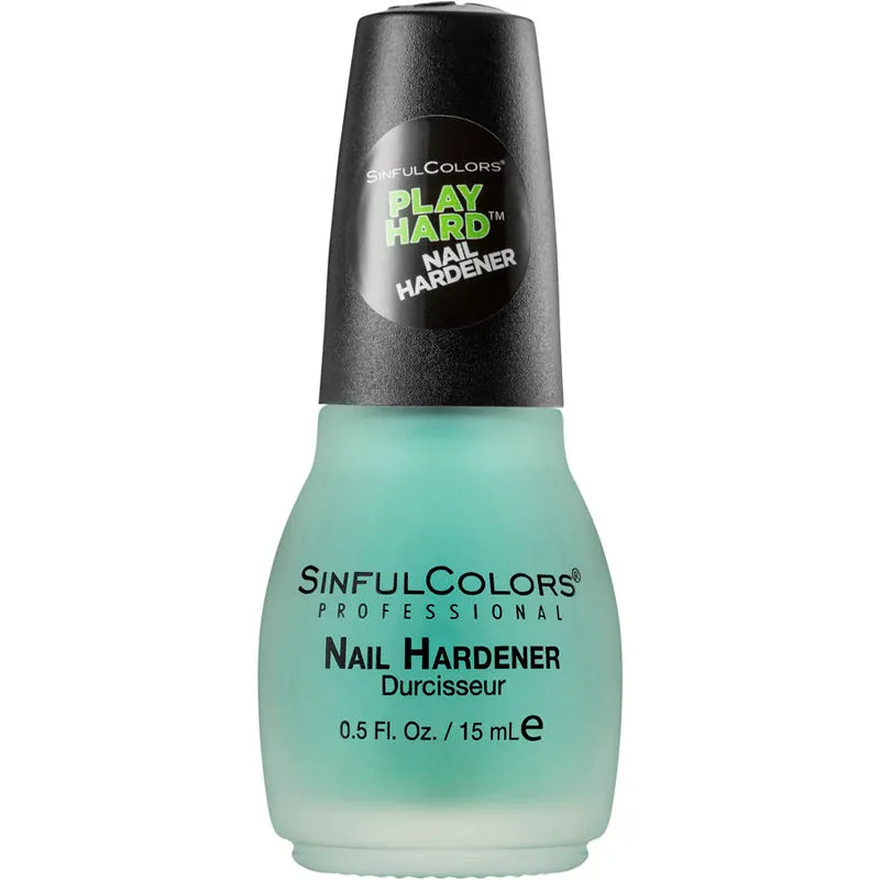 SINFULCOLORS - Play Hard Nail Hardener Treatment - 0.5 fl. oz. (15 ml)