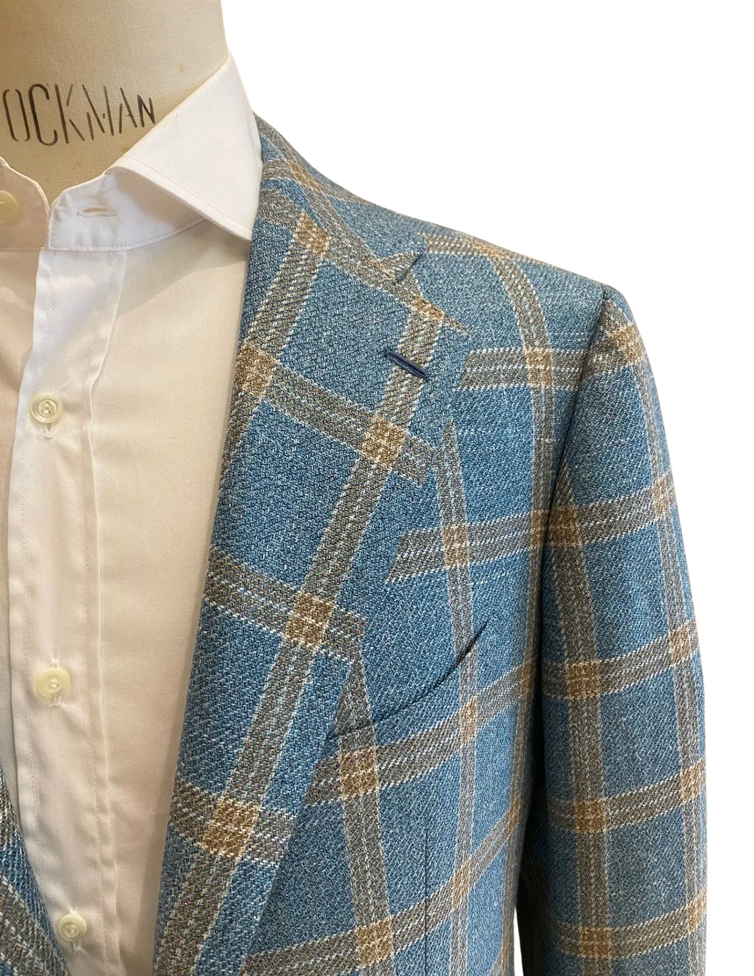 Sky Blue Windowpane Sportcoat