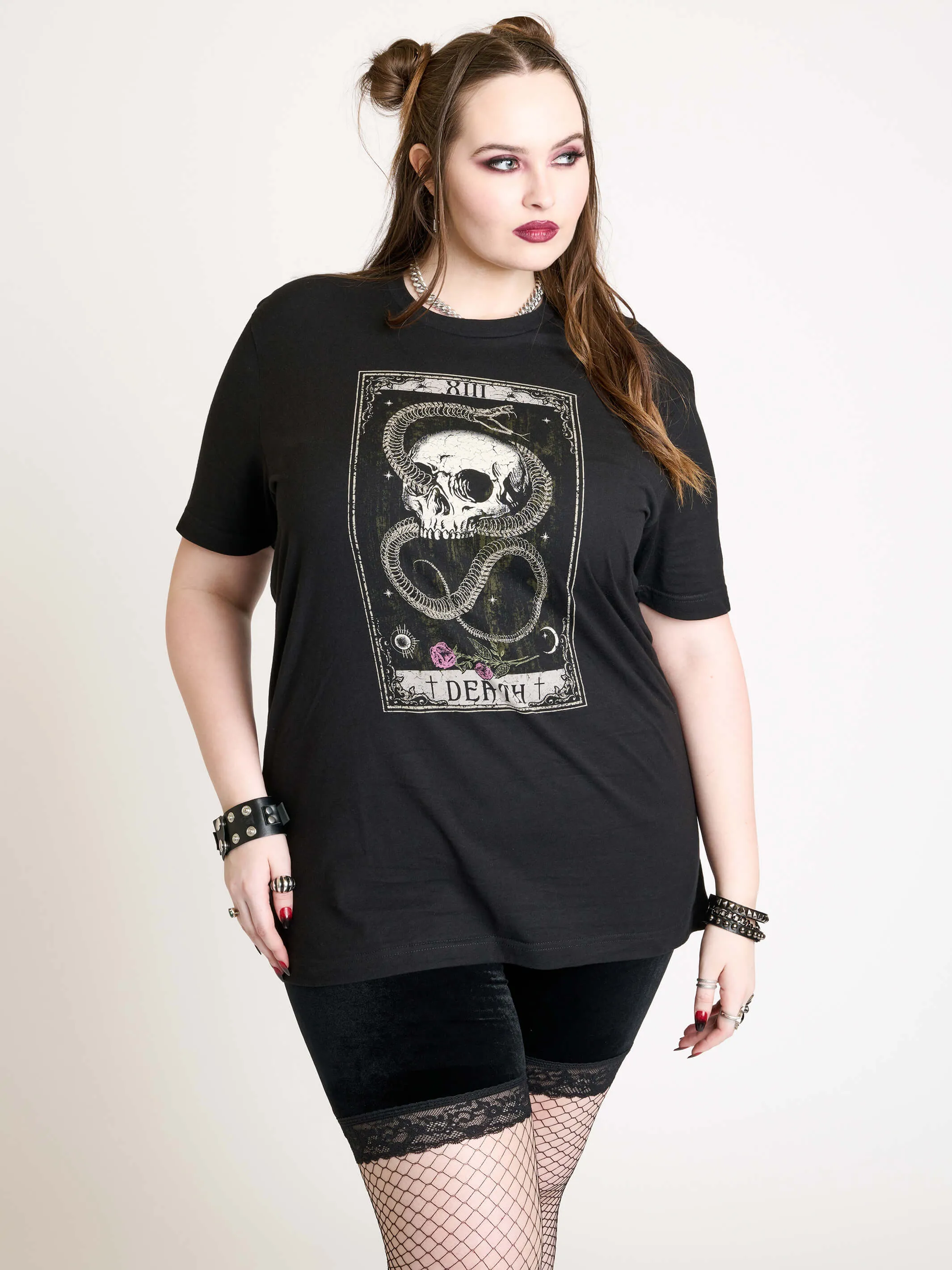 Snake & Skull Death Tarot T-shirt