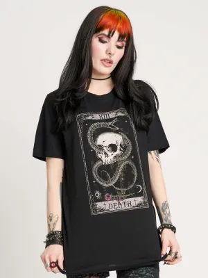 Snake & Skull Death Tarot T-shirt