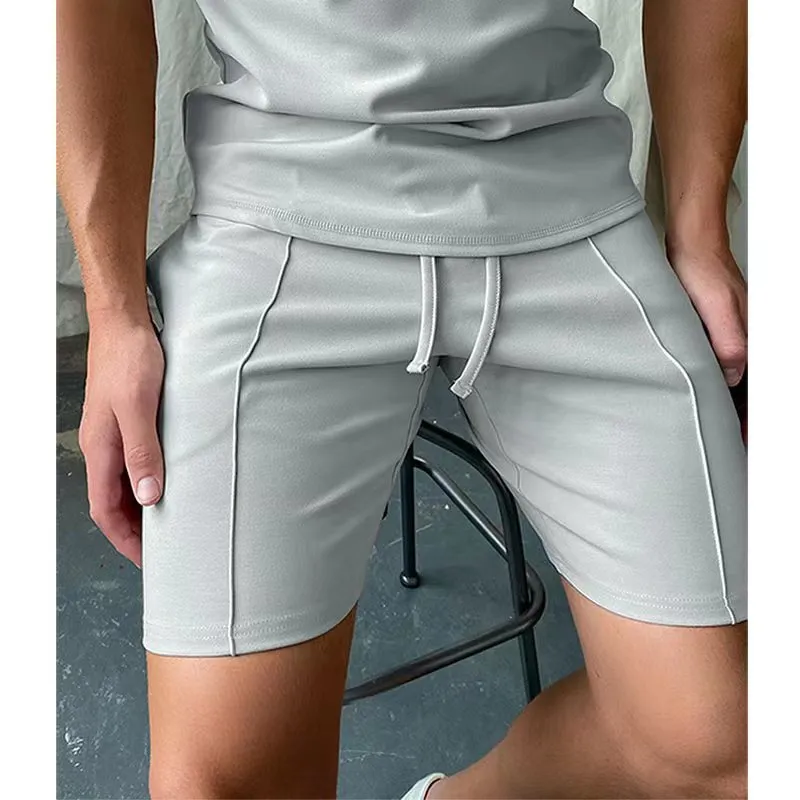 Solid Color Casual Fitness Sport Shorts