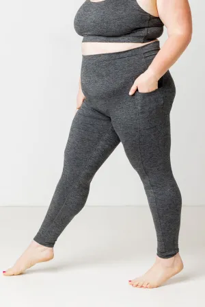 SuperSoft Pocket Leggings - Heather Gray